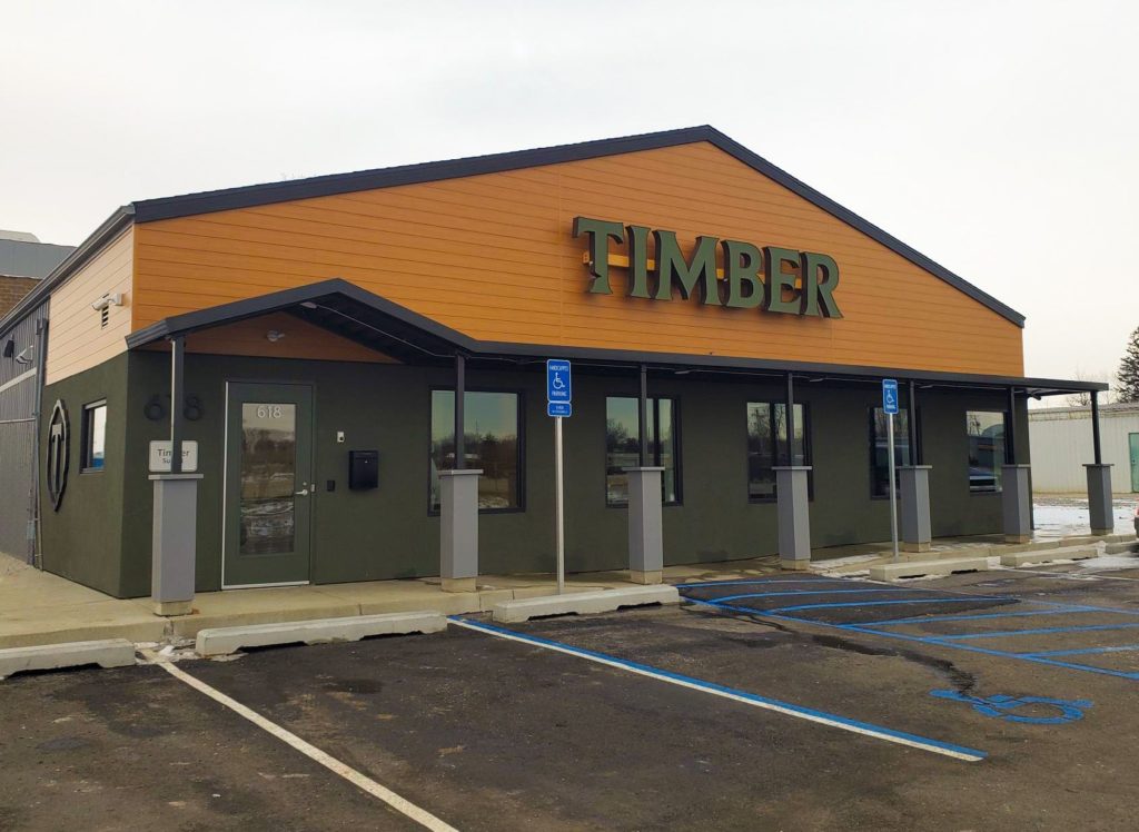 Timber dispensary in Sturgis, Michigan